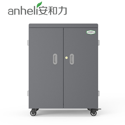 عربة شحن USB CE 54 Bays Ipad Locking Charging Station 5V 2A
