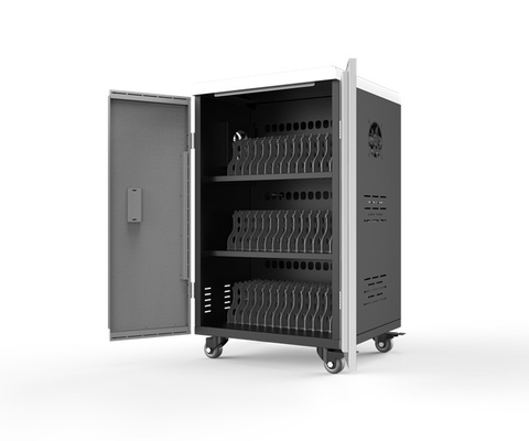 AC شحن مباشر للأجهزة اللوحية Ipad Charging Cart 42 Slots