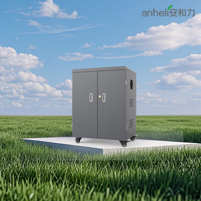 54 منفذ شحن عربة شحن USB مع مروحة تبريد مدخل 100-250 فولت وأقفال لتخزين جهاز لوحي آمن