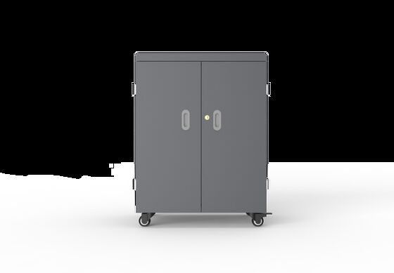 Mobile Charging Cart 54 Pcs USB Charging Cabinet with 8S Security Protection System and Galvanized Sheet