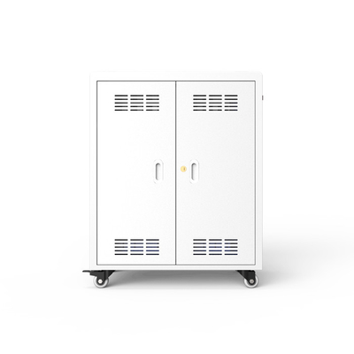 ABS هندسة البلاستيك AC 100V كمبيوتر محمول شحن خزانة عربة للمدارس