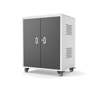 ABS هندسة البلاستيك AC 100V كمبيوتر محمول شحن خزانة عربة للمدارس